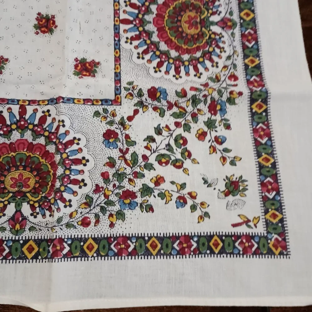 Lovely square small table cover